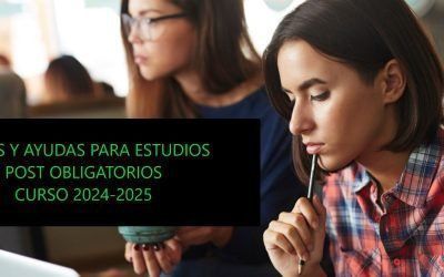 BECAS Y AYUDAS PARA ESTUDIOS POST OBLIGATORIOS CURSO 2024-2025