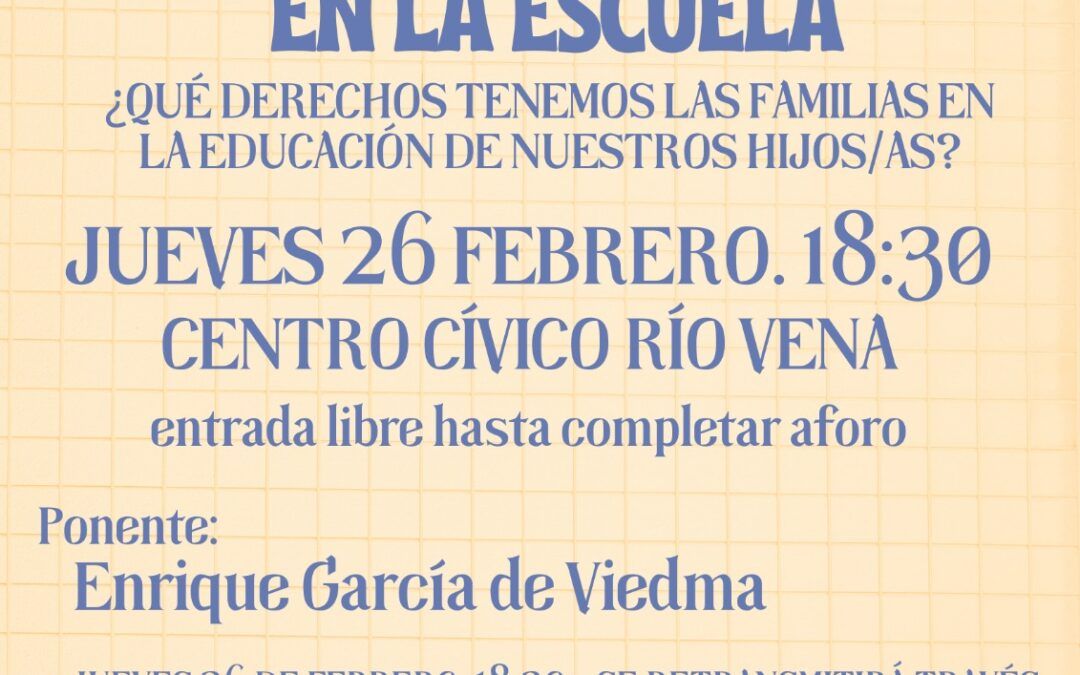 Charla: «Hablemos de derechos en la escuela»
